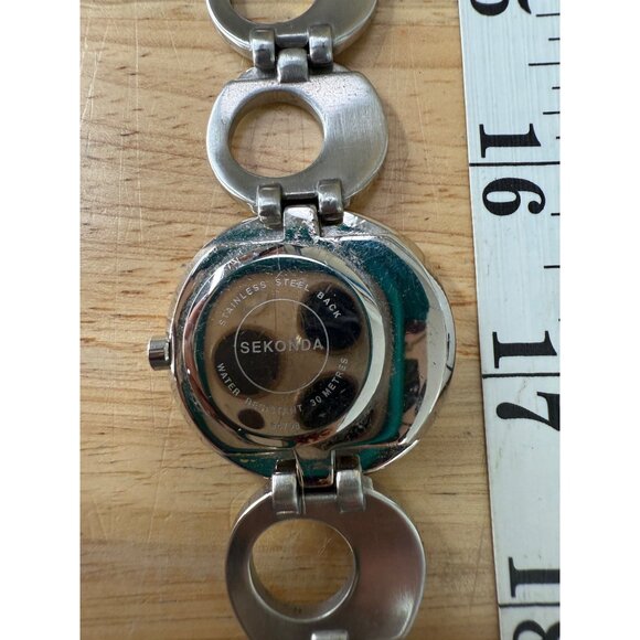 Seksy By Sekonda Womens Stainless Steel Watch Art Deco, 90’s - Picture 4 of 13